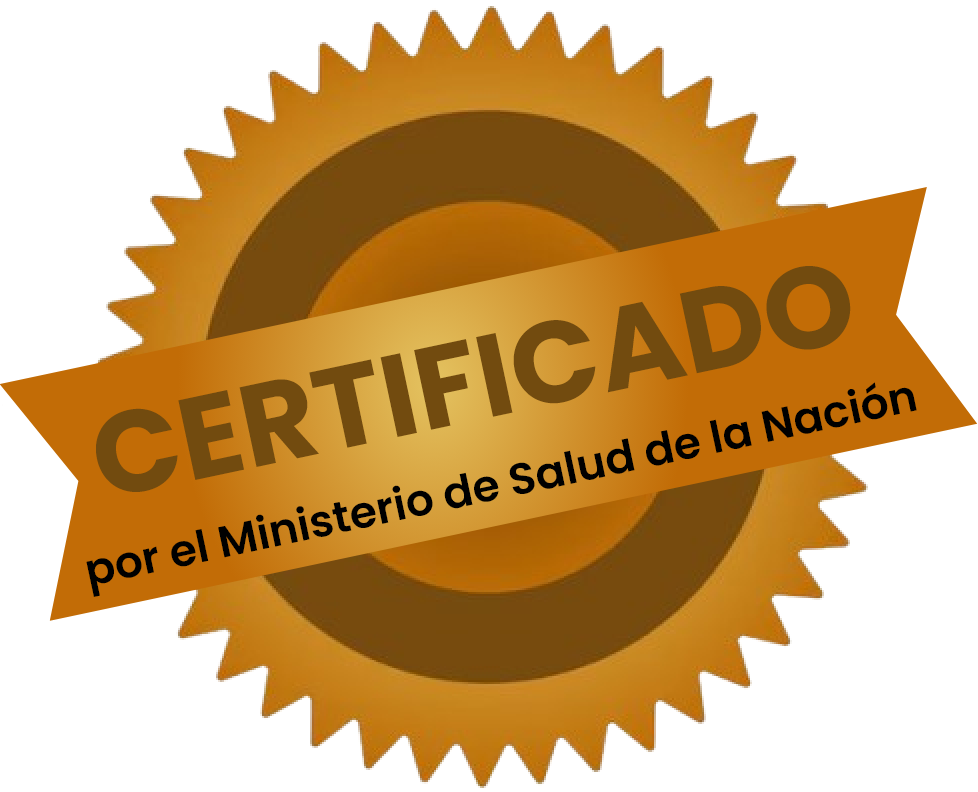 Certificado del Ministerio de Salud