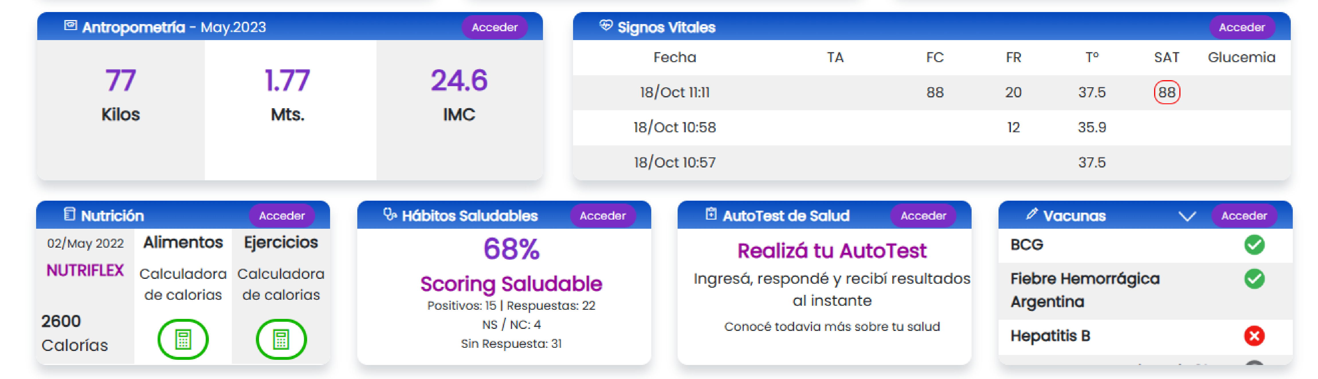 Historia Clinica Inicio